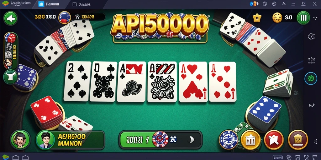 Tampilan gameplay mengasyikkan dalam API5000, penuh aksi Domino.