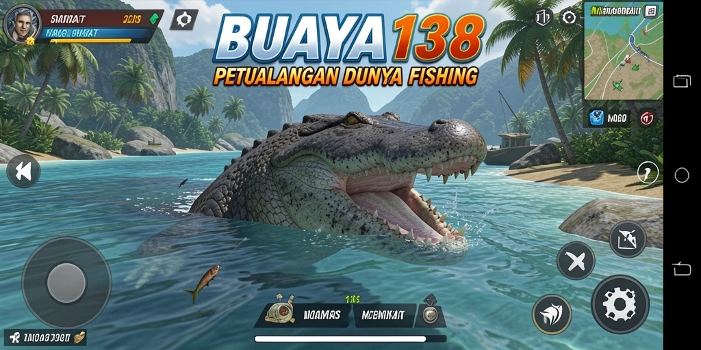 Tangkapan ikan epik di gameplay BUAYA138.