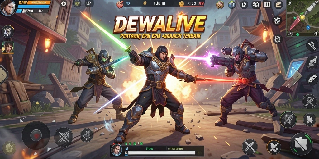 Gameplay mendebarkan dan pertarungan seru di DEWALIVE.