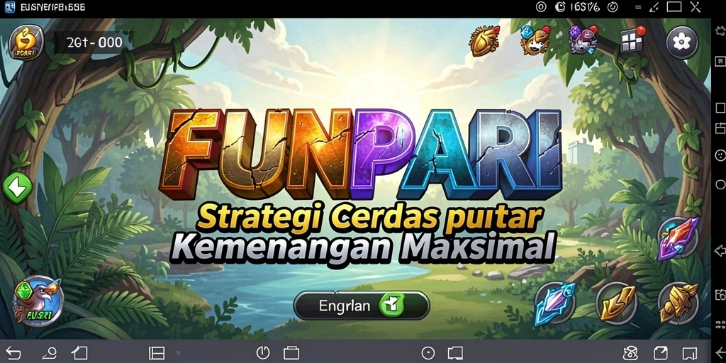 Tampilan strategi mendebarkan dalam permainan FUNPARI.