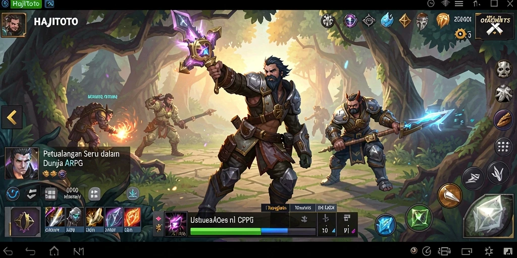 Screenshot gameplay menampilkan aksi seru dalam game ARPG.