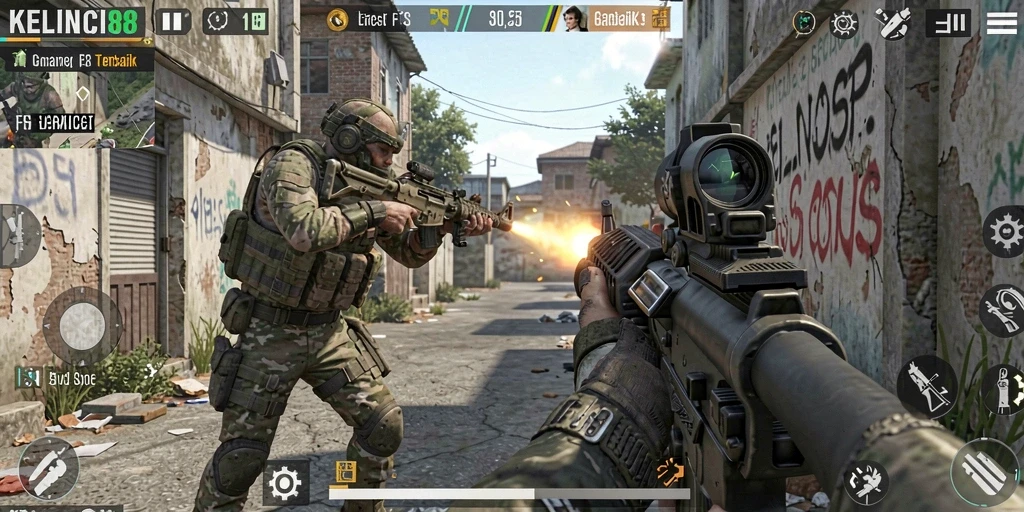 Tampilan gameplay intens dari KELINCI88 yang menantang.
