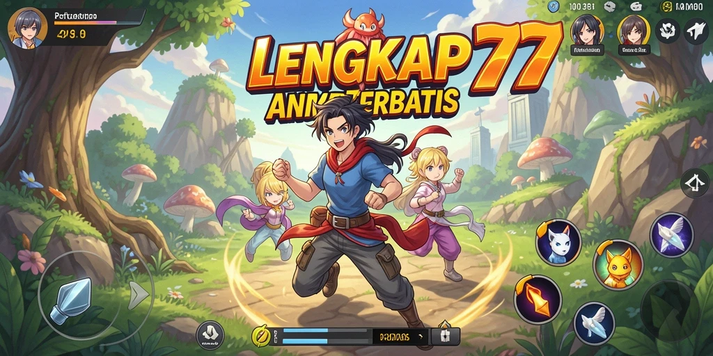 Tampilan gameplay LENGKAP777 yang dinamis dan menarik.