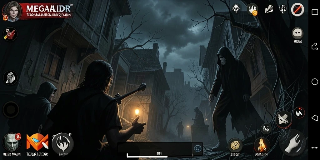 Tampilan gameplay menakutkan di dalam dunia MEGAIDR.