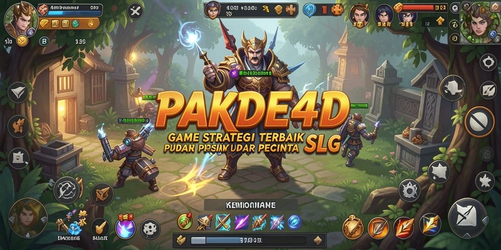 Tampilan gameplay seru di PAKDE4D dengan strategi mendalam