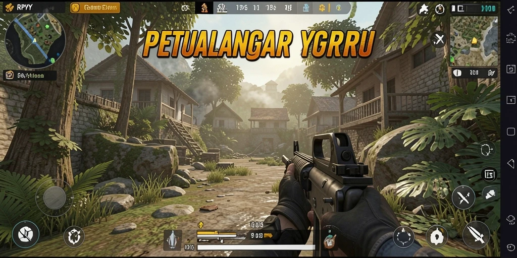 Tampilan gameplay RPYYY yang penuh aksi dan taktis.