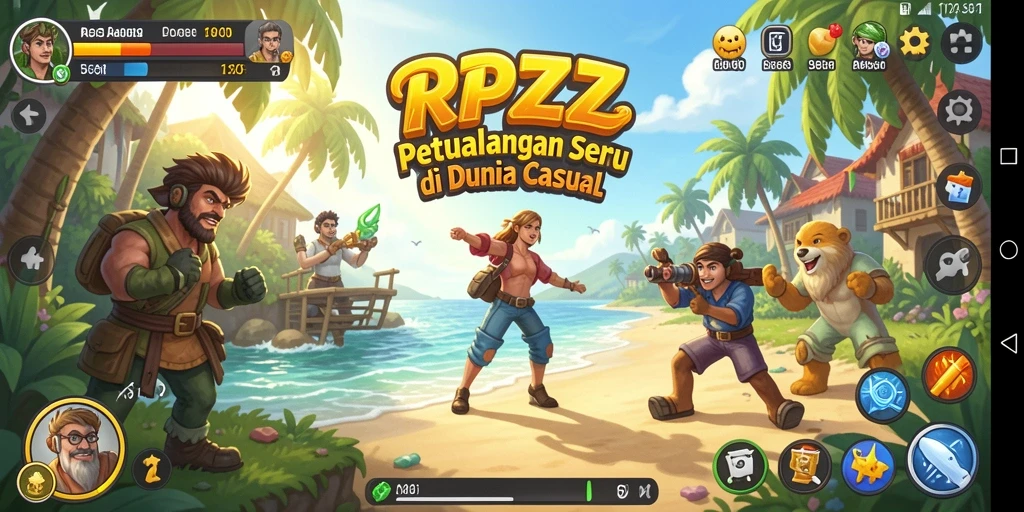 Tangkapan layar gameplay RPZZZ menampilkan keseruan dan tantangan yang dihadapi pemain.