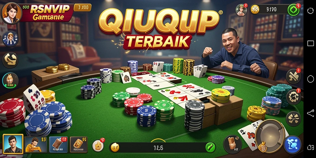 Tampilan gameplay QiuQiu yang penuh aksi dan strategi.