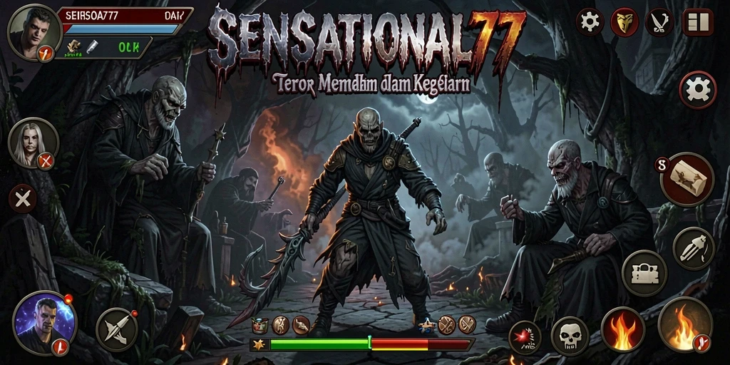 Gameplay mencekam yang menyajikan kegelapan dan ketegangan.