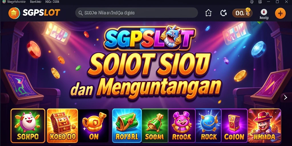 Tampilan gameplay SGPSLOT yang seru dan mendebarkan.