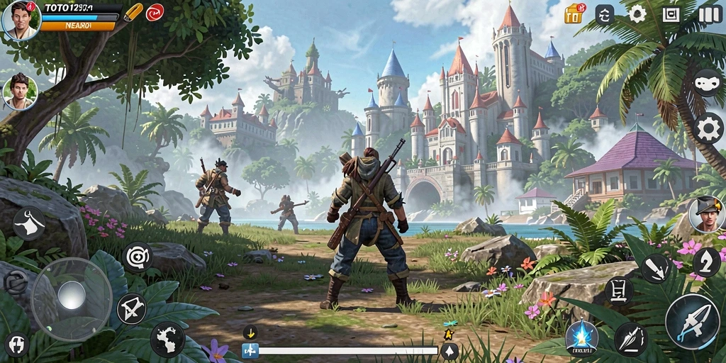 Screenshot TOTO12 menampilkan gameplay Open World yang menakjubkan.