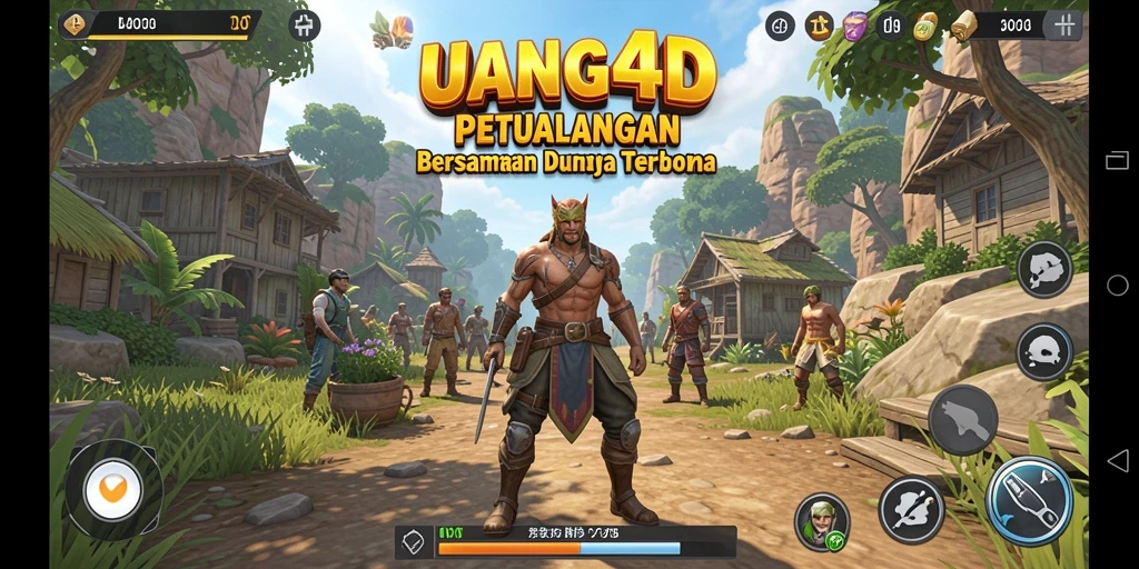 Gameplay UANG4D yang menyenangkan di dunia terbuka yang luas.