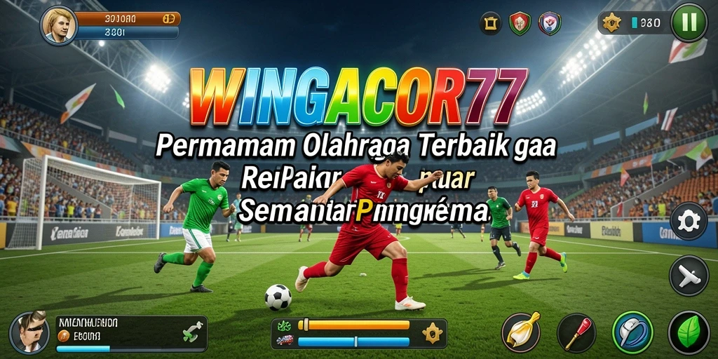 Tampilan gameplay menarik dari WINGACOR77 dengan aksi olahraga seru.